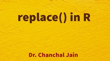 replace() in R