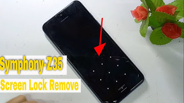 Symphony Z35 Pattern Lock Unlock Symphony Android11 Hard reset