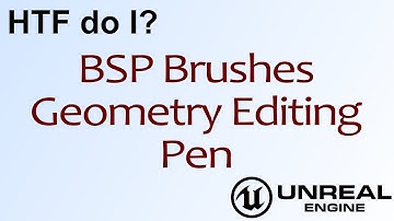 HTF do I? Geometry Editing: Pen ( UE4 )
