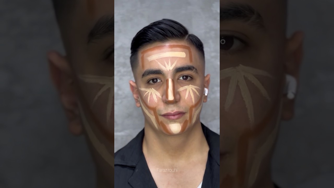 95/100 face highlights point makeup hack #makeup #makeupartist #hack