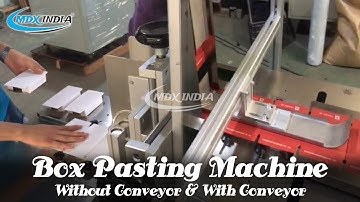 Box Pasting Machine | Facial Tissue & Pop Up | #MDX