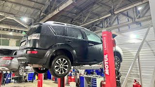 Замена масла в вариаторе Mitsubishi Outlander XL Jatco JF011e