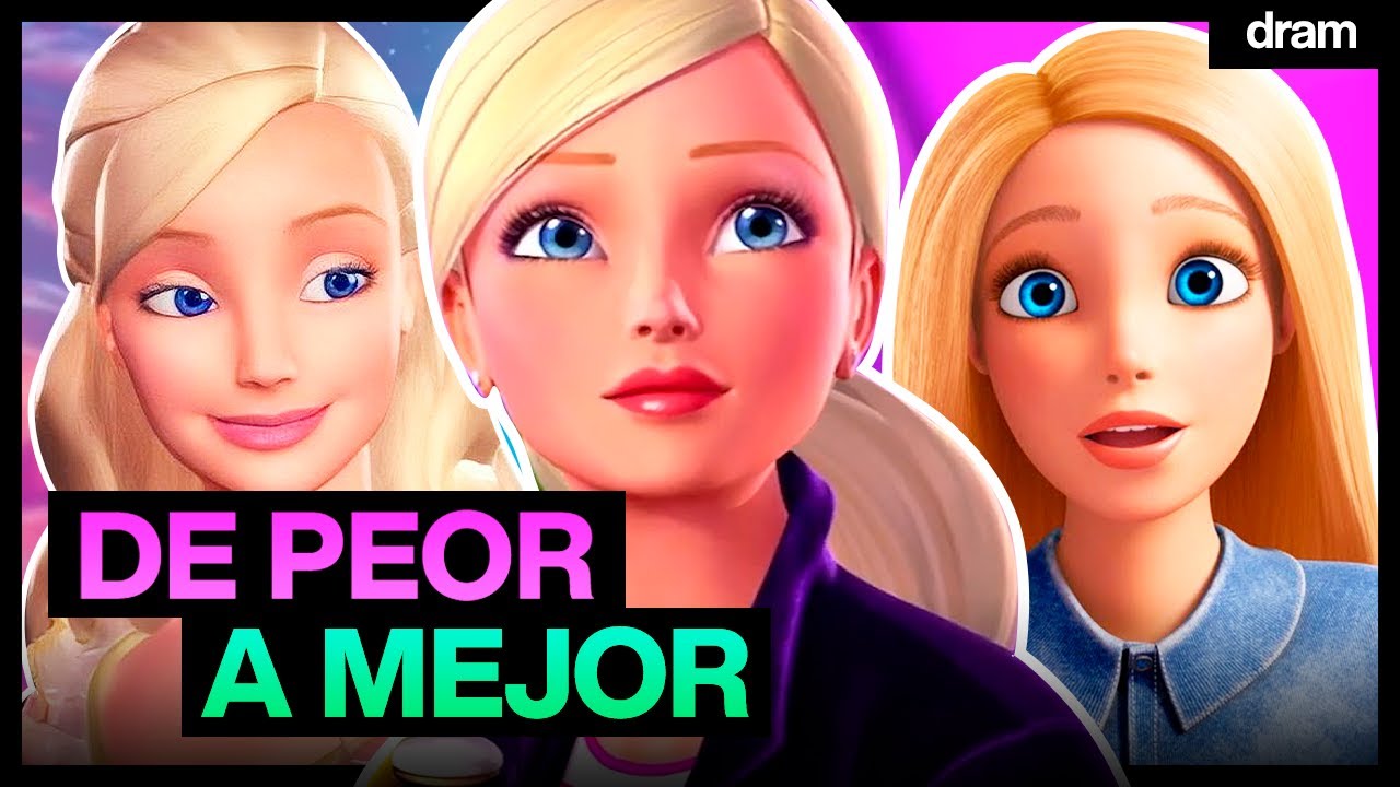 Las 46 PELICULAS de BARBIE de PEOR a MEJOR