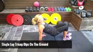 Single Leg Tricep Dips - By Square Box Fitness