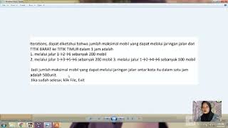 POM QM NETWORKS - Maximal Flow (Cara Mengkerjakannya)