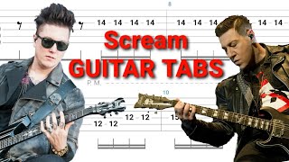 Avenged Sevenfold - Scream | Rhythm & Lead GUITAR TABS | Tutorial | Lesson