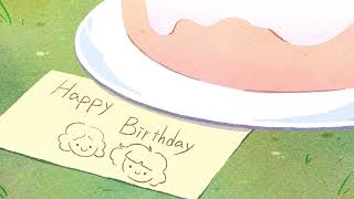 8 Letters Belated birt ay animation