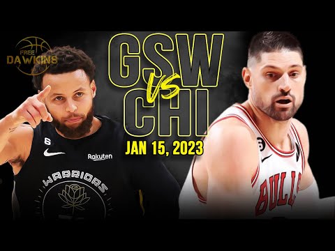 Golden State Warriors vs Chicago Bulls Full Game Highlights | Jan 15, 2023 | FreeDawkins