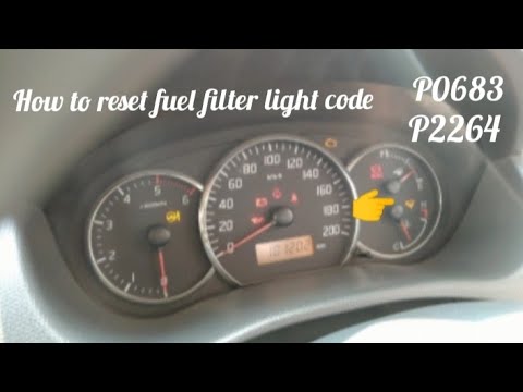 How to reset water in fuel sensor lights Maruti Dzire ( code P0683/ P2264 )