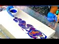 Fun with FUNNEL Acrylic Pour😄 Beautiful CELLS! Acrylic Pouring Technique | Fluid Art Painting