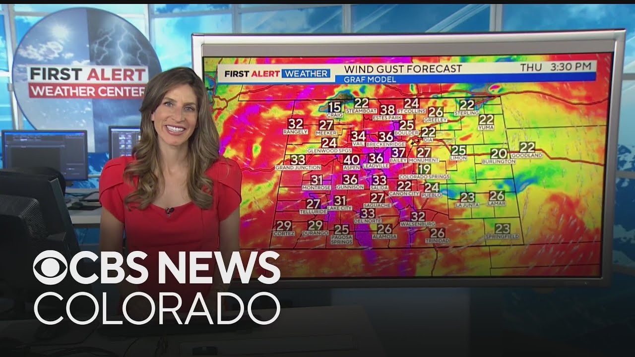 Denver weather: Warm, dry and windy Thursday - YouTube