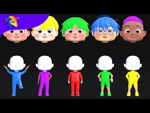 Whose face is it? | Learn Color Johny Johny Yes Papa | BluLoo Nursery Rhymes & Kids Songs