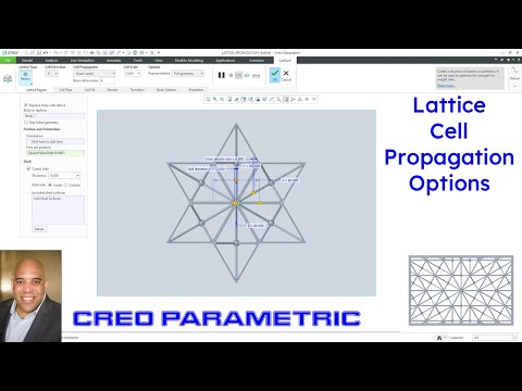 Creo Parametric - Additive Manufacturing - Lattice Cell Propagation Options