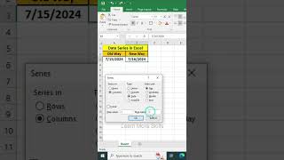 How to automatically write date in Excel tips and tricks | Auto Fill Date Series in Excel #excel