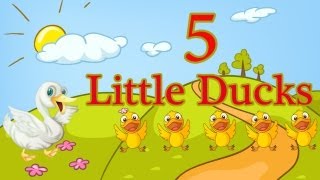 Vignette de la vidéo "Five Little Ducks - Spring Songs for Children - Nursery Rhymes - By The Learning Station"