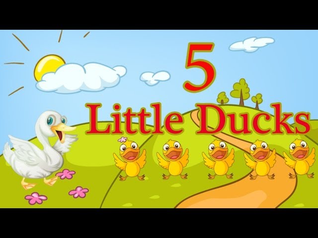 Five Little Ducks - Spring Songs for Children - Nursery Rhymes