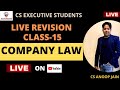 live revision class-15 company law