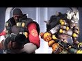 The demoman vs junkrat tf2 vs overwatch