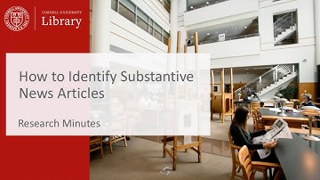 How to Identify Substantive News Articles