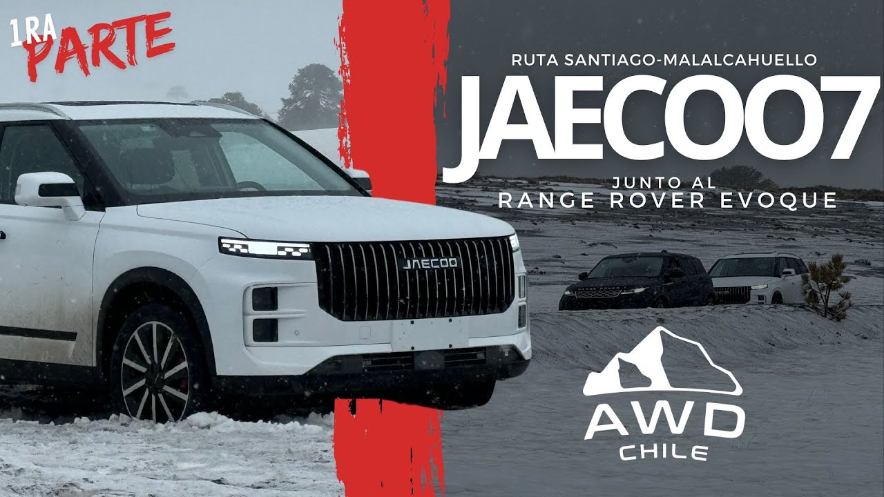 JAECOO7 en ruta con RANGE ROVER EVOQUE | Ruta de más 700 km, Santiago ...