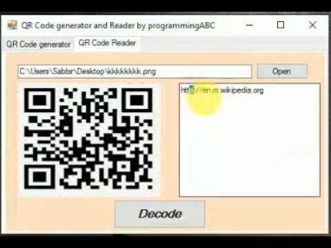 QR Code Image Generator and Reader in vb.net