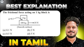 Q.45 The frictional force acting on 1 kg block is