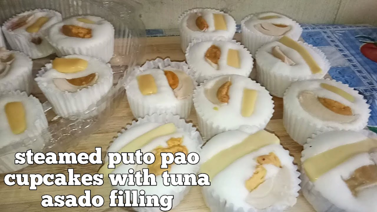 no oven puto pao cupcakes with tuna asado filling | negosyo ideas - YouTube