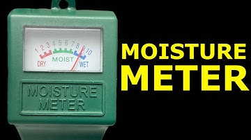 How Soil Moisture Meters Work - An Experimental Approach
