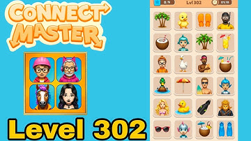 Connect master match puzzle level 302 solution walkthrough 