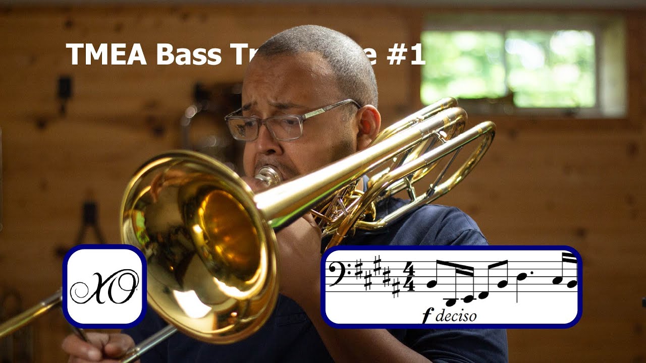2025-2026 TMEA Bass Trombone Etude #1 Moderato Blazhevich [SPONSORED BY XO]