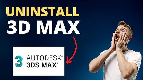 How to uninstall 3d max completely  | remove Autodesk product properly from pc | delete 3D max