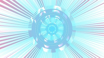 4K Clean Stroke Circle Elements Pale Animation Background