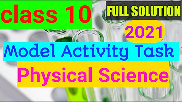 Class 10 Model Activity Task Solution Physical Science Madhyamik 2021