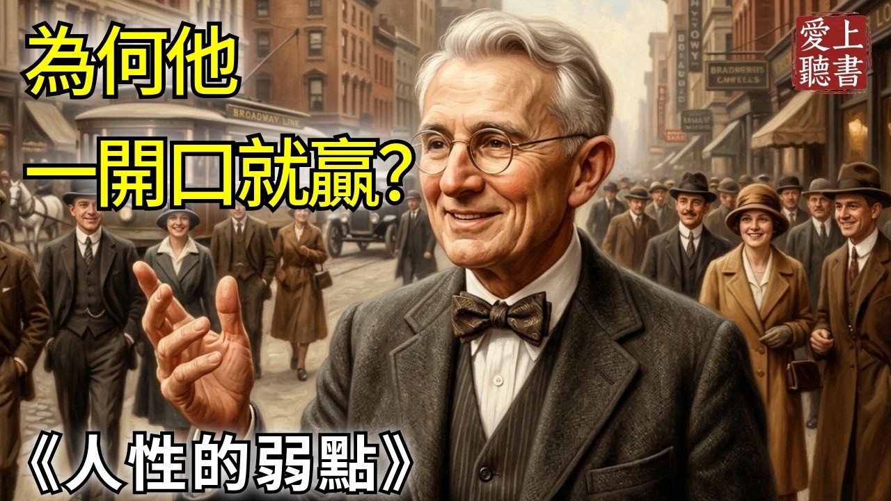 為什麼老實人說話沒人聽？卡耐基：掌握這6個心理開關，讓你社交地位瞬間反轉！《人性的弱點》 縮圖