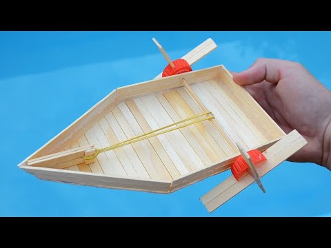 Vídeo: Como Fazer Um Barco De Brinquedo