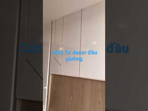 Video Trang trí ốp đầu giường với cánh fix cách điệu phòng... - youtube
