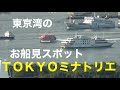 東京港が一望！　地上100Mからの眺望　ミナトリエでお船見