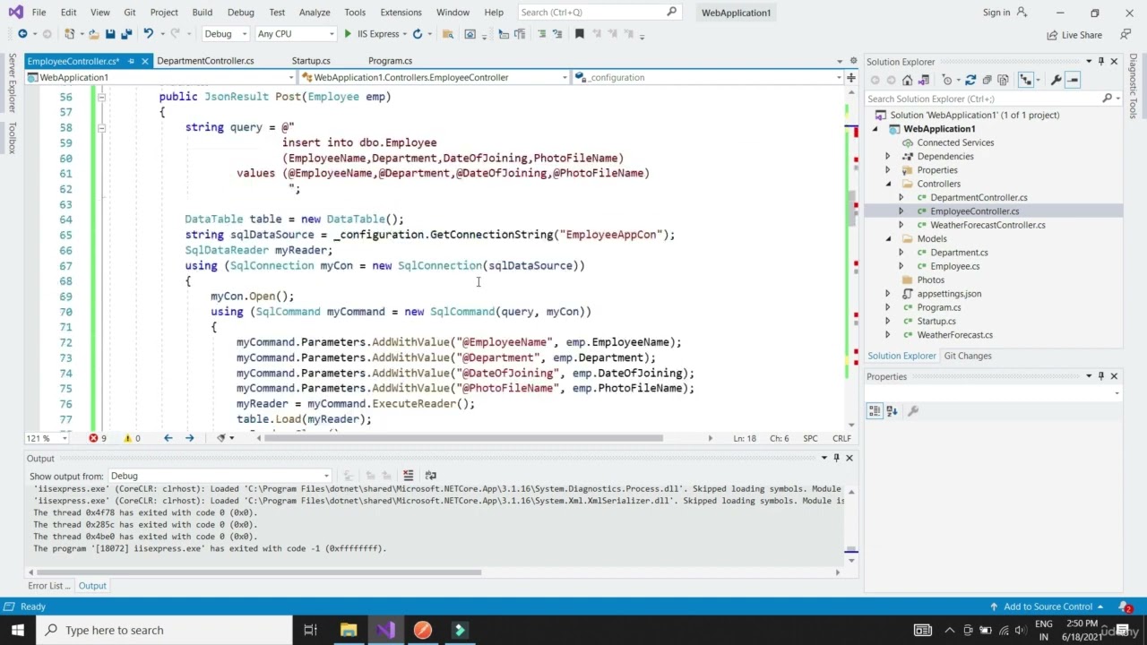 12. Upload File API | ANGULAR 12 .NET WEB API
