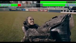 Superman vs Ultraman & Engineer with healthbars (Superman 2025)/@GreatScenes-4kcut/