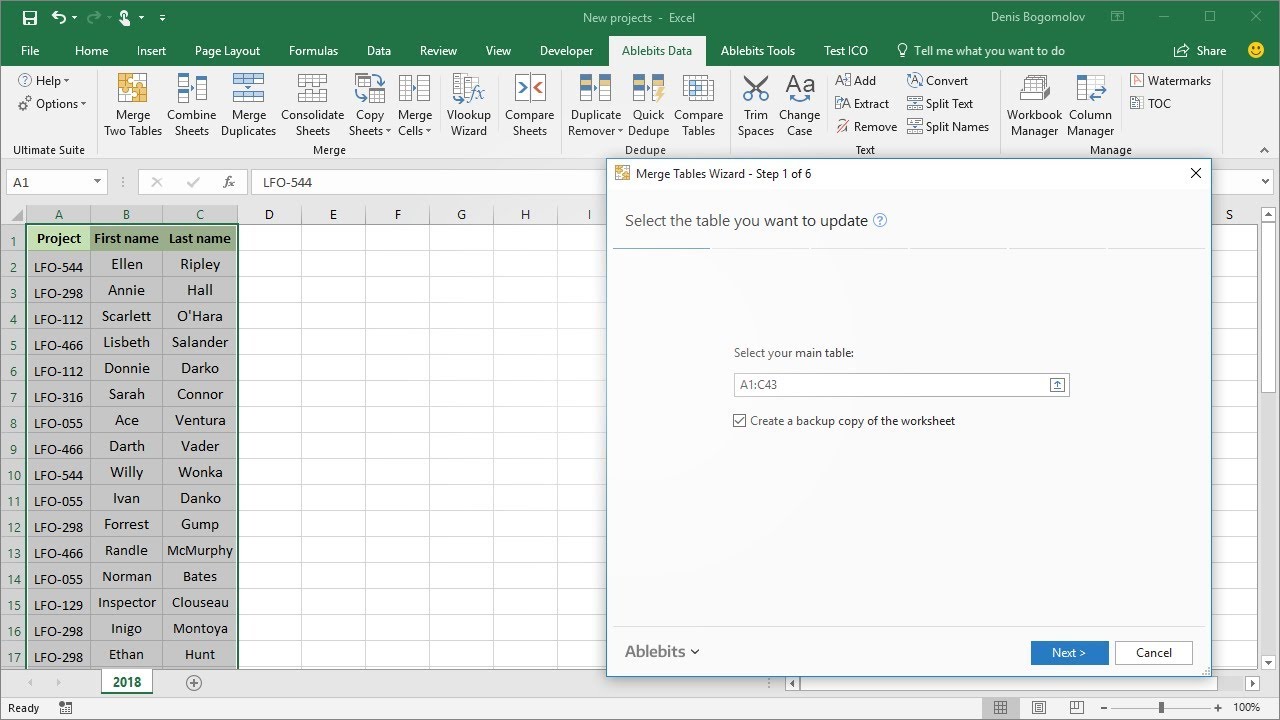 how to consolidate data in excel from multiple files