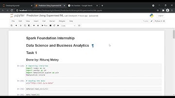 Predicting marks of a student based on study hours using supervised ml