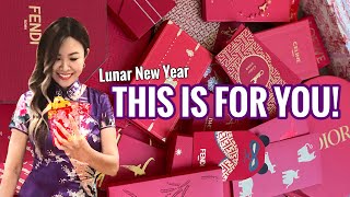 LUNAR NEW YEAR LUXURY 🧧UNBOXINGS 2021  Dior, Hermes, LV, Cartier, Fendi Red  Packets & more 