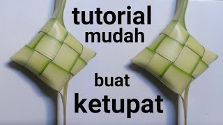Easy way to make ketupat from coconut leaves, latest 2024 [Eid edition]