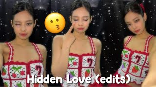 Hidden Love Tiktok Edits  Compilations #1