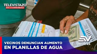 Vecinos denuncian aumento en planillas de agua potable en Quito | Televistazo en la Comunidad Quito