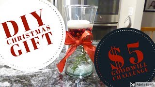 DIY Christmas Budget Neighbor Gift | $5 Goodwill Challenge