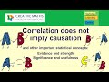 Correlation does not imply #causation and other important statistical concepts