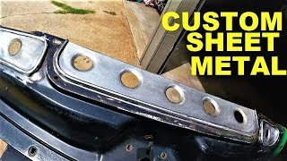 HOW TO BUILD CUSTOM SHEET METAL FILLER PANELS! (WITH DIMPLE DIES)