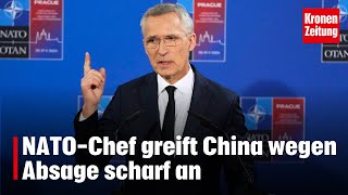 NATO-Chef greift China wegen Absage scharf an | krone.tv NEWS