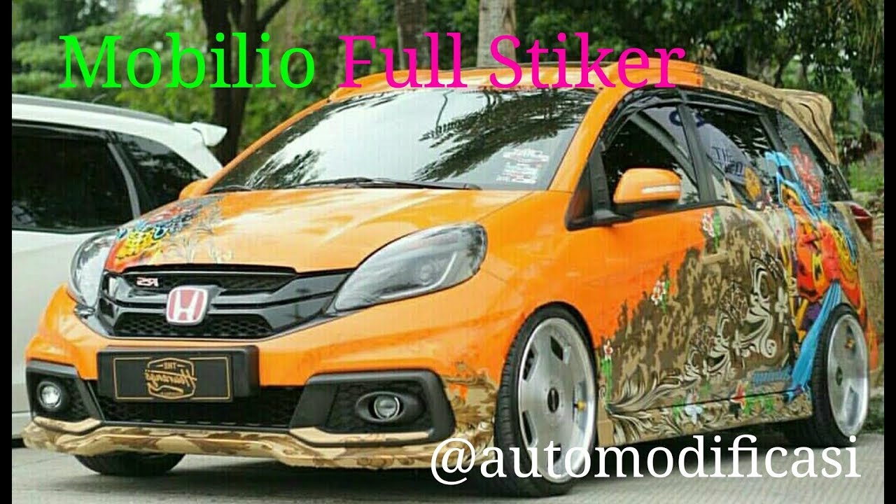 Foto Modifikasi Stiker Honda Mobilio  Modif Mobil